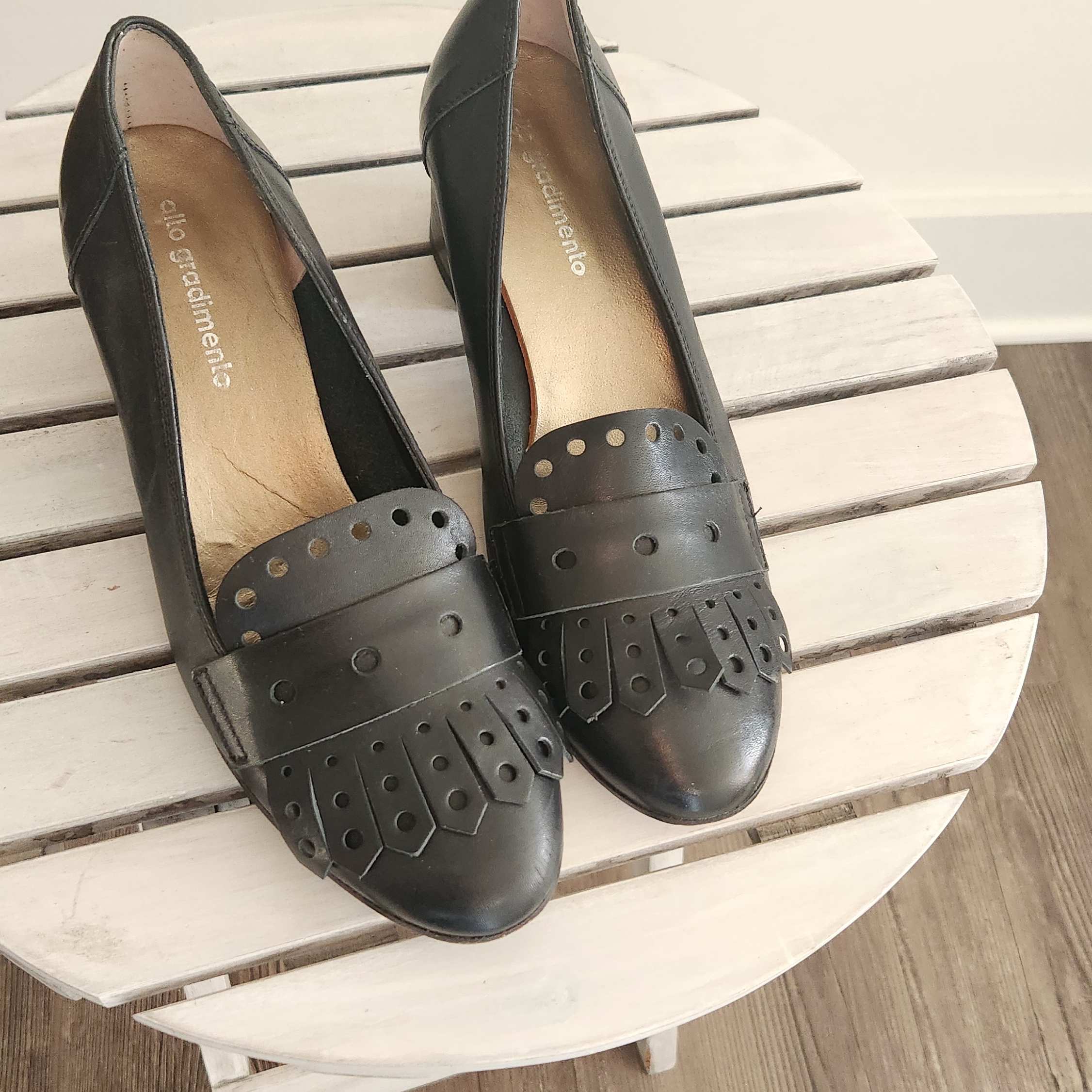 Black Loafers By Brand